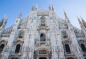 Milan Cathedral (Duomo di Milano) is the Gothic Cathedral Church of Milan, Lombardy, Italy