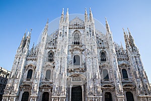 Milan Cathedral (Duomo di Milano) is the Gothic Cathedral Church of Milan, Lombardy, Italy photo