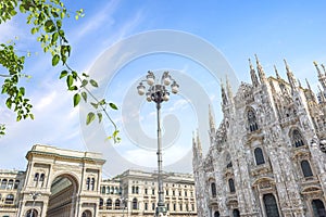 Milan Cathedral in summer