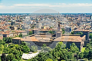 Milan cityscape, Italy