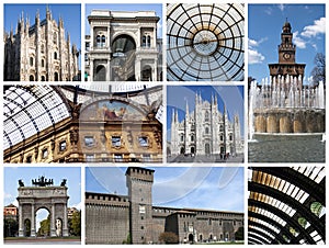 Milan collage