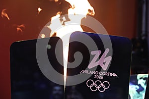 Milan Cortina 2026 Olympic flame brazier