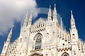 Milan -the Duomo cathedral photo