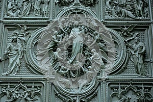 Milan Duomo Cathedral  main doorway