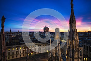 Milan Duomo rooftop