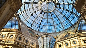 Milan, Galleria Vittorio Emanuele II, dome, called `octagon`