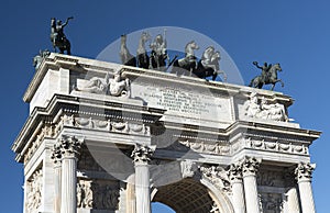 Milan (Italy): Arco della Pace