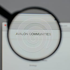 Milan, Italy - August 10, 2017: Avalon Bay Communities logo on t