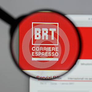 Milan, Italy - August 10, 2017: Bartolini logo on the website h