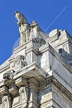 Milan, Italy, Central Station - fascist architecture