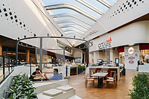 CityLife is a new modern shopping centre in Milan inaugurated in Dec 2017 - food court