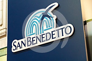 San Benedetto beverage company sign