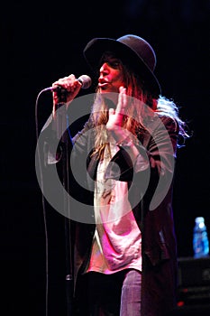 Patti Smith during the concert