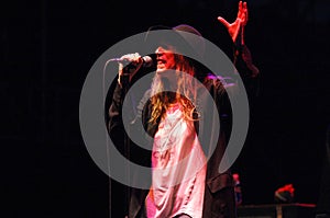 Patti Smith during the concert