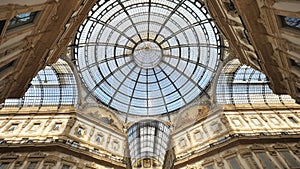 MILAN, ITALY, May 31, 2020 Vittorio Emanuele gallery view