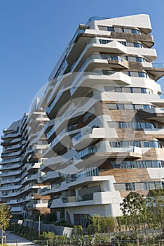 Milan Italy: modern buildings at Citylife