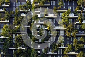 Milan, Italy: modern buildings known as Bosco Verticale