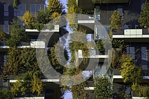 Milan, Italy: modern buildings known as Bosco Verticale