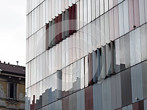 Milan Italy: modern office buildings