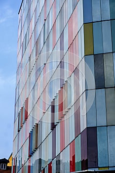 Milan Italy: modern office buildings