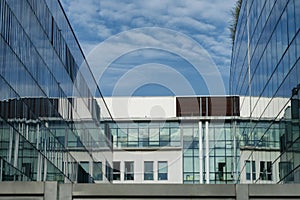 Milan Italy: modern office buildings