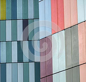 Milan Italy: modern office buildings