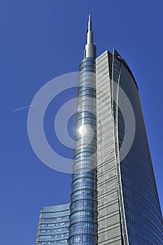 Milan, Italy, new Unicredit Porta Nuova Tower