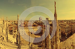 Milan, Italy panorama