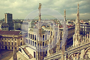 Milan, Italy. View on Royal Palace