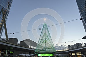 Christmas tree at Citylife, Milan photo