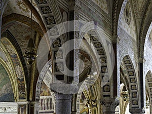 Interior of Santa Maria delle Grazie, Milan