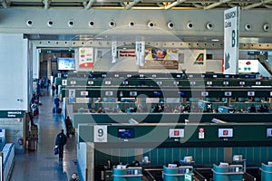Milan Malpensa check in area
