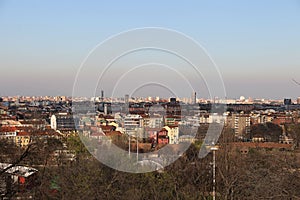 Milan,milano north skyline view