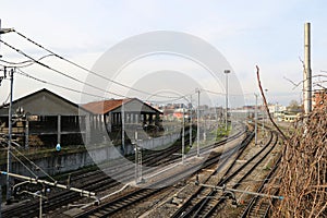 Milan,milano railway junction