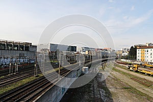 Milan,milano railway junction