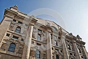 Milan Stock Exchange building photo