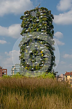 Milan vertical forest photo