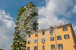 Milan vertical forest photo