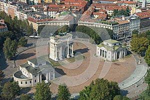 Milan view from above