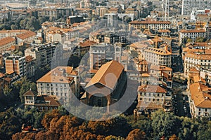 Milan view from above