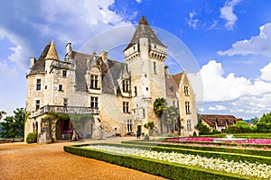 Milandes - one of most beautiful castles in France, Dordogne