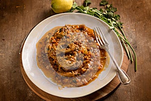 milanese braised veal