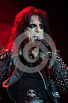 Alice Cooper  during the concert