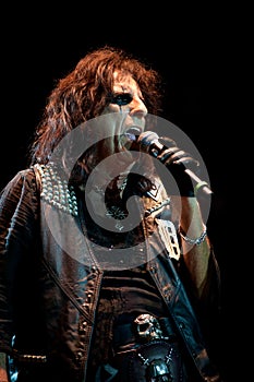 Alice Cooper during the concert