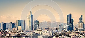 Milano Italy, skyline photo