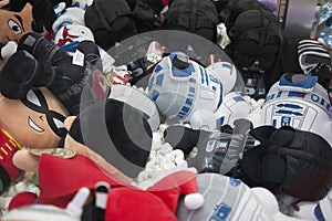 Assorted soft plushes