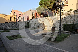 Milazzo - Piazza San Domenico all`alba photo