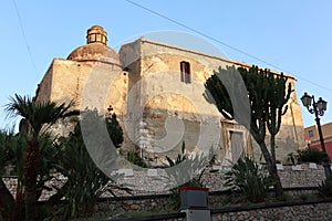 Milazzo - Scorcio della Chiesa di San Gaetano all`alba photo