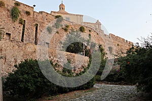 Milazzo - Scorcio dall`ingresso del castello photo