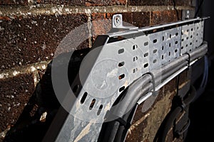 Galvanised steel cable tray photo